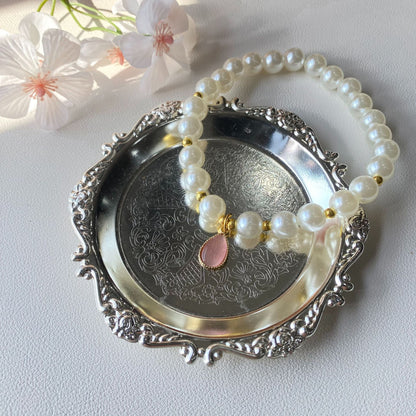 Pet Pearl Drop Necklace