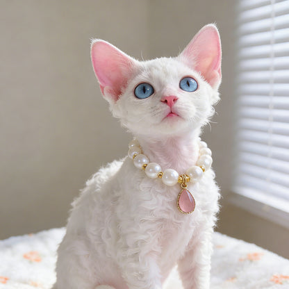 Pet Pearl Drop Necklace