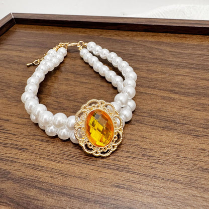 Vintage Pearl Pet Collar
