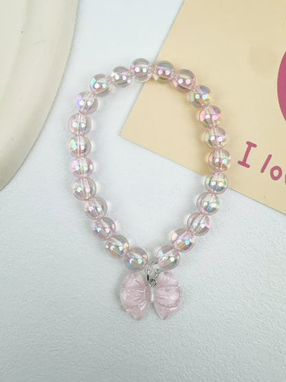 Bow Charm Pet Beaded Necklace