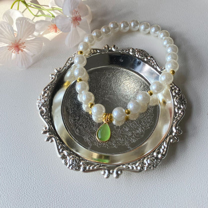 Pet Pearl Drop Necklace