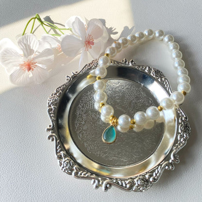 Pet Pearl Drop Necklace