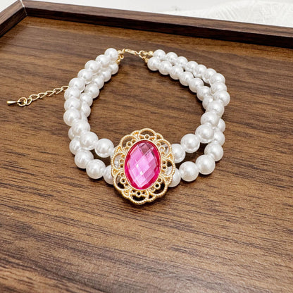 Vintage Pearl Pet Collar