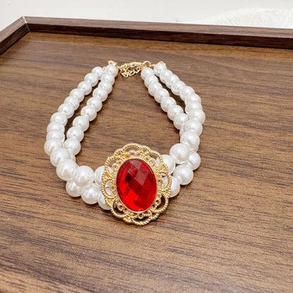 Vintage Pearl Pet Collar
