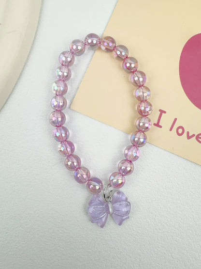 Bow Charm Pet Beaded Necklace