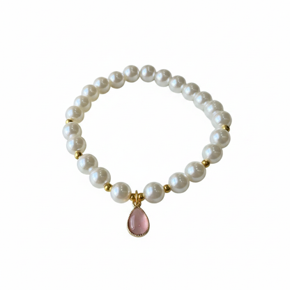 Pet Pearl Drop Necklace